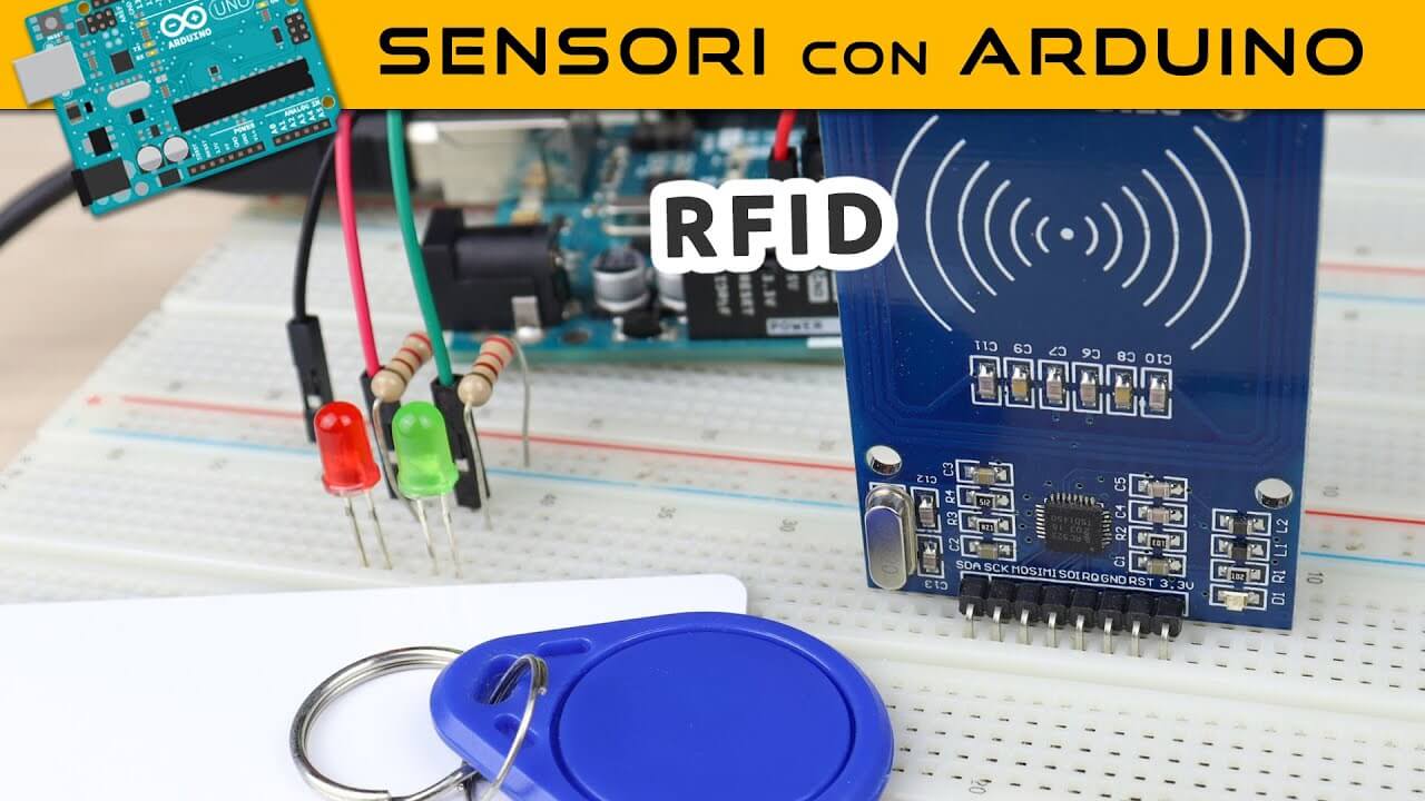 Modulo lettore RFID per le tessere magnetiche - Sensori con Arduino