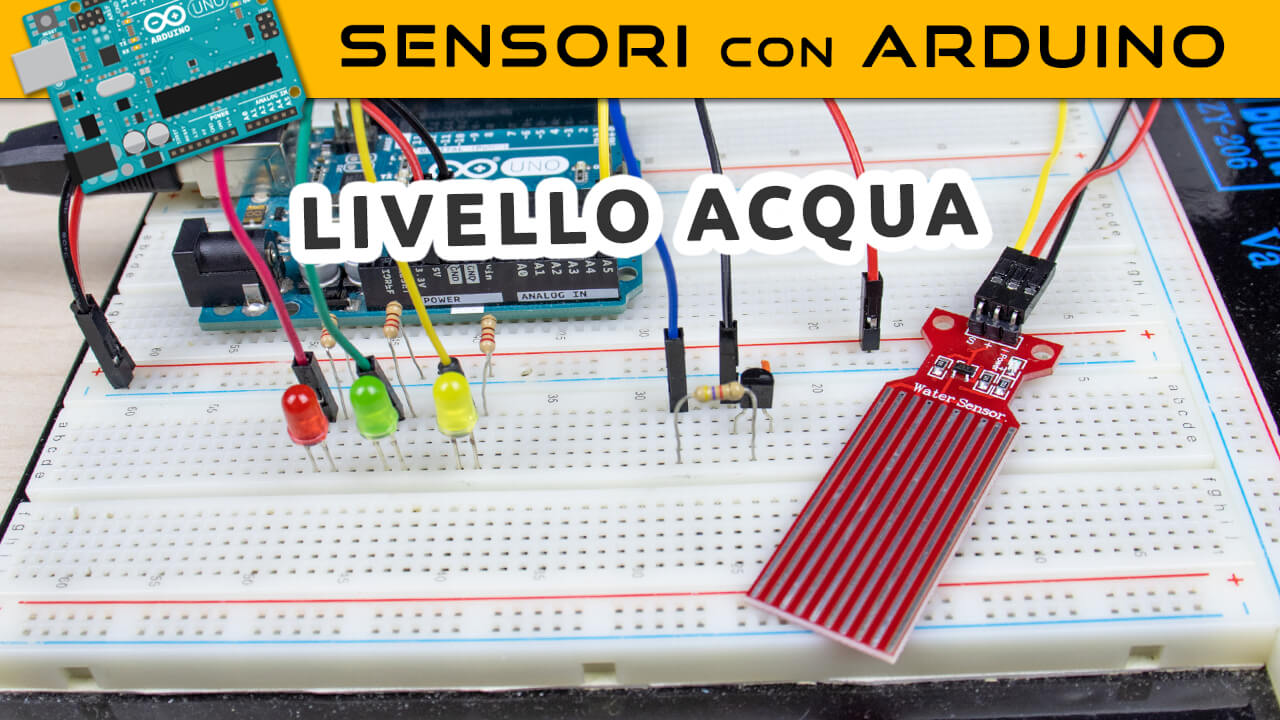 Sensore di livello acqua - Sensori con Arduino