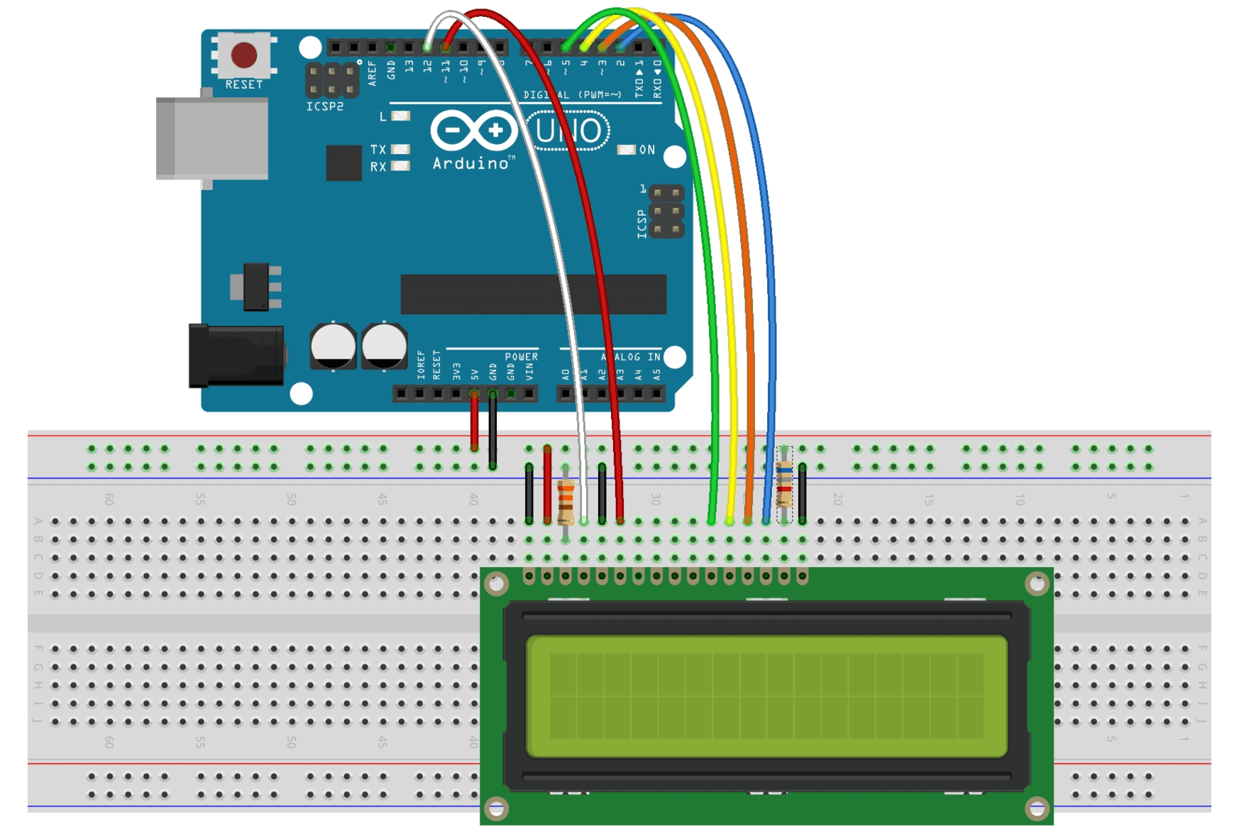 Display LCD, usare lo schermo per visualizzare messaggi - Tutorial Arduino  #10