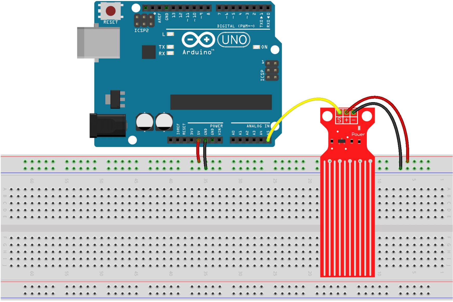 Arduino: come funziona un sensore del livello dell'acqua - Moreware Blog