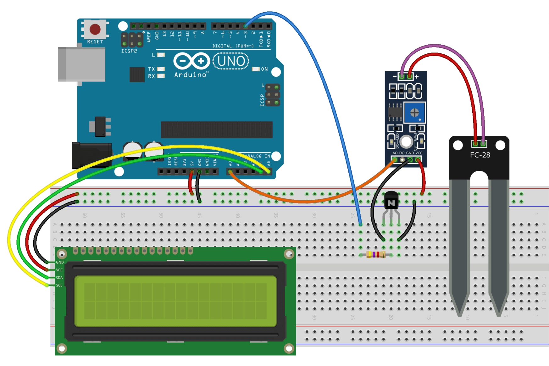 Gravità: Sensore analogico di umidità del suolo per Arduino DFRobot