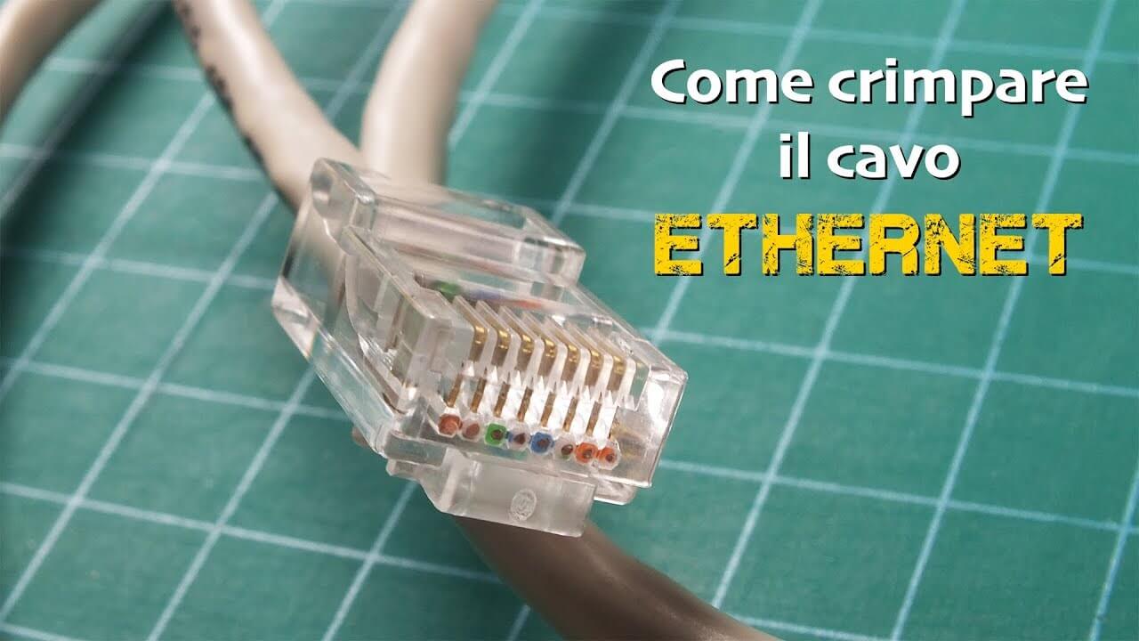 Come crimpare il cavo ethernet. Guida per realizzare un cavo ethernet fai da te.