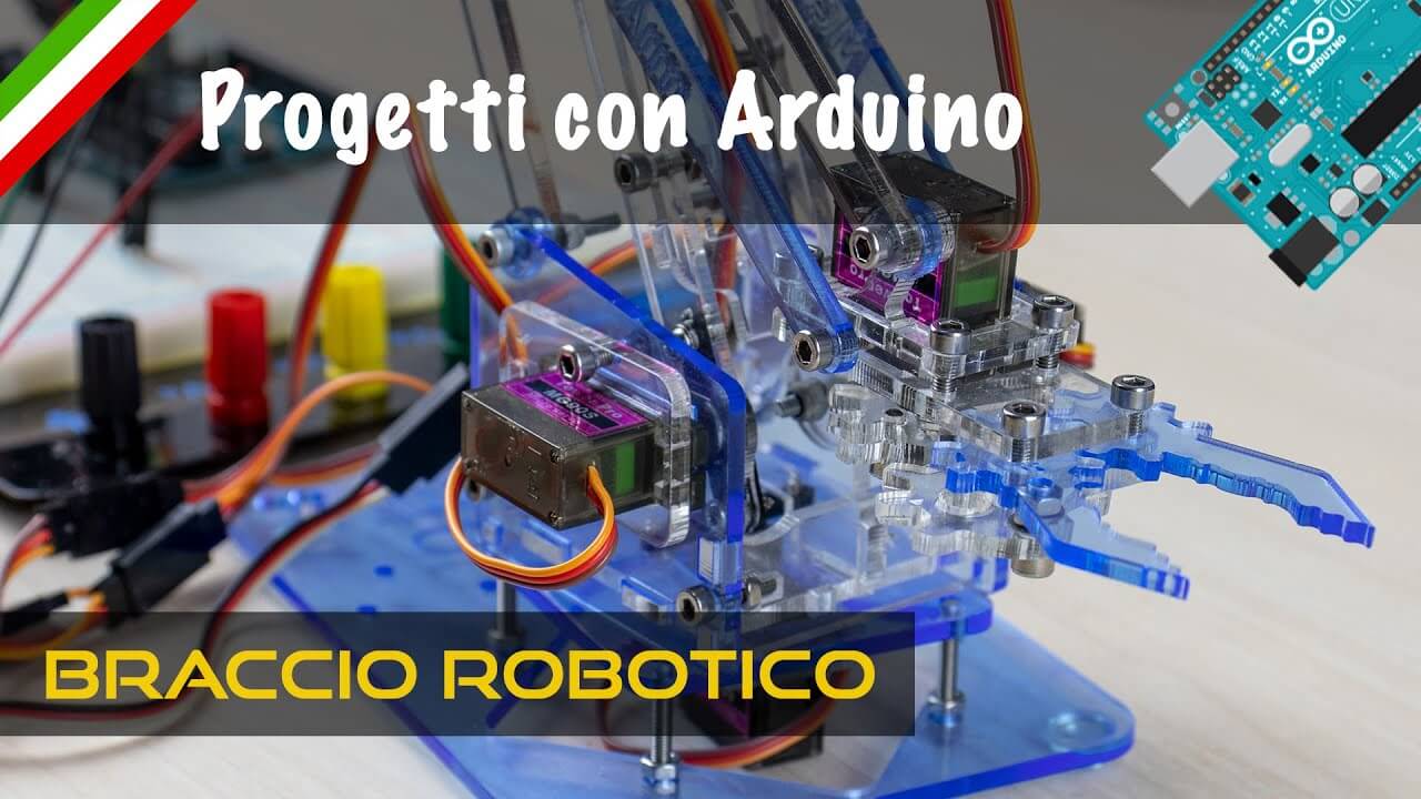 Comandare un braccio robotico con dei joystick - Progetti con Arduino