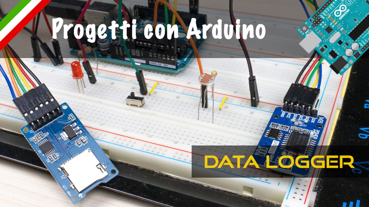 Come salvare i dati con un data logger - Progetti con Arduino
