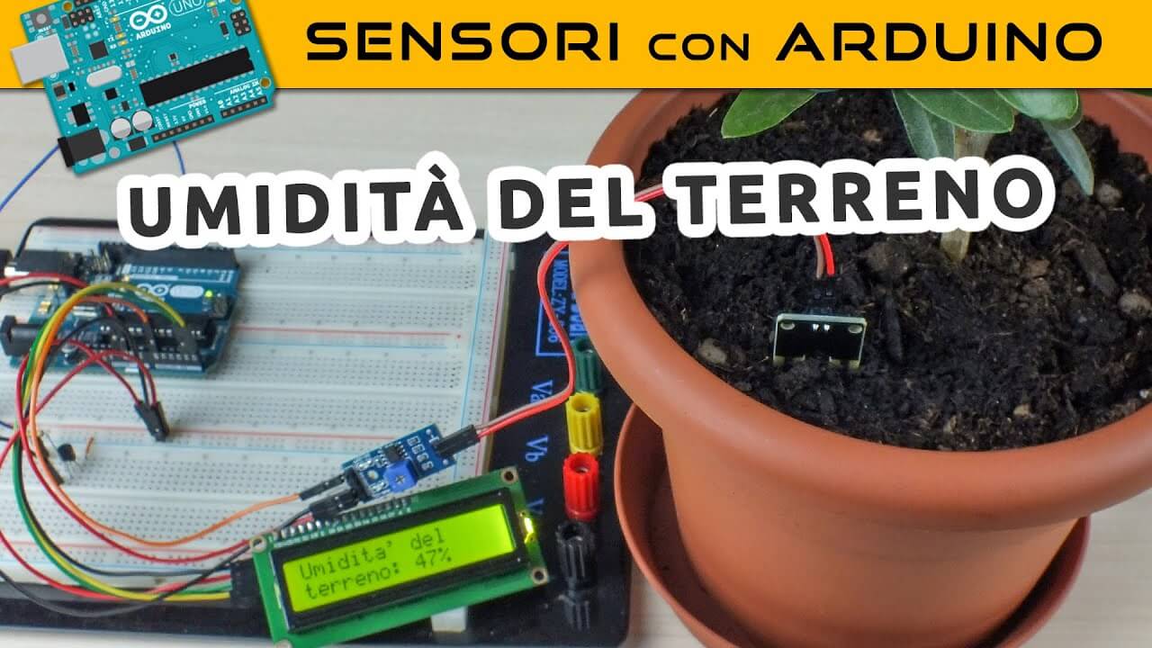 Sensore di umidità del terreno - Sensori con Arduino