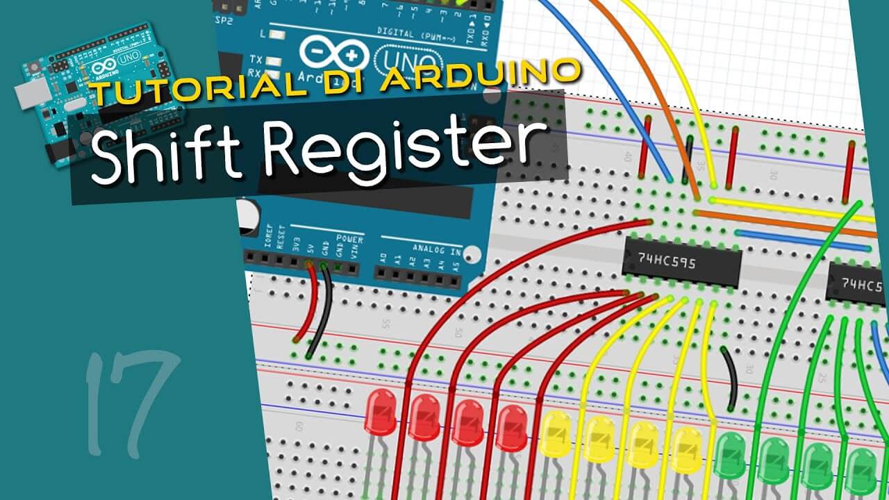 Tutorial Arduino #17: Shift register 74HC595