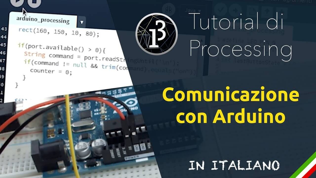 Comunicazione seriale tra Processing e Arduino - Tutorial Processing ITA